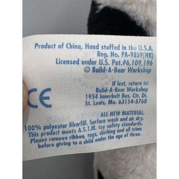 2010 Build A Bear Workshop Dog Love Hearts Be Mine Dalmatian 12” Plush - Picture 11 of 12